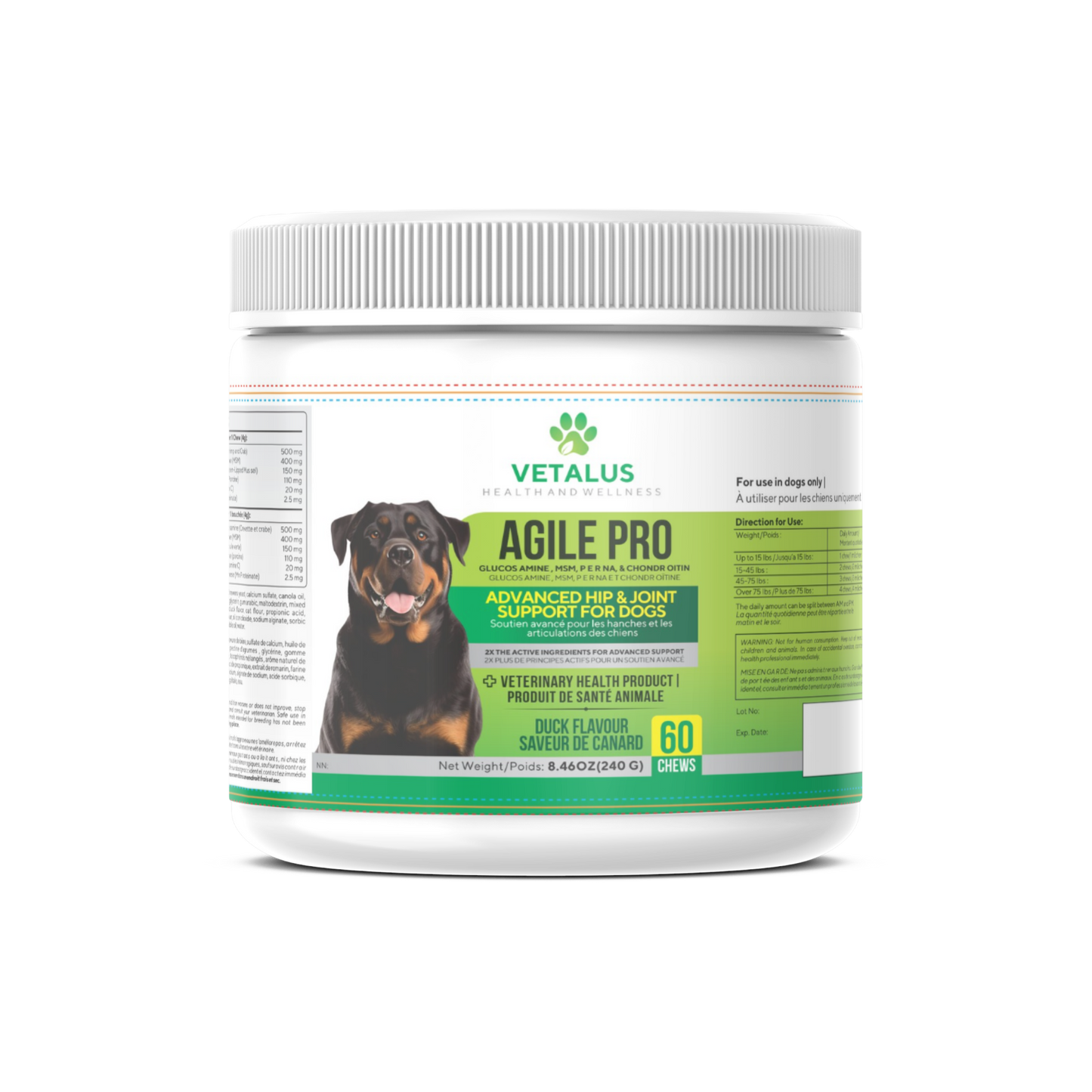 Vetalus Health and Wellness - Agile Pro - Advanced Hip and Joint Support