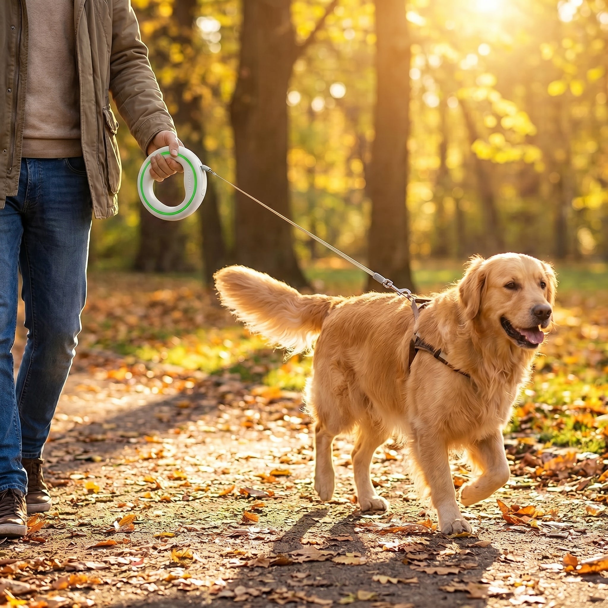 Retractable Dog Ring Leash